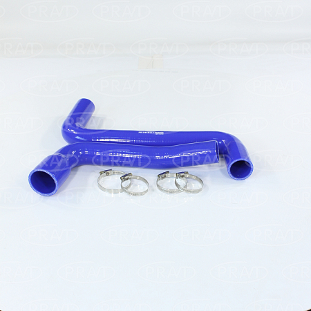 Патрубки радиатора для C41R13 Next дв. Cummins 3,8 СИЛИКОН (к-т 2шт с ХОМУТАМИ)